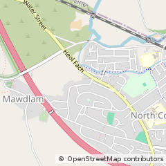 Map of Bridgend