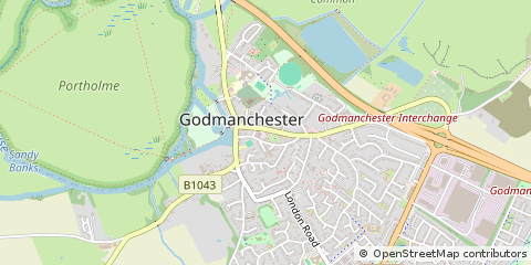 Map of Huntingdon