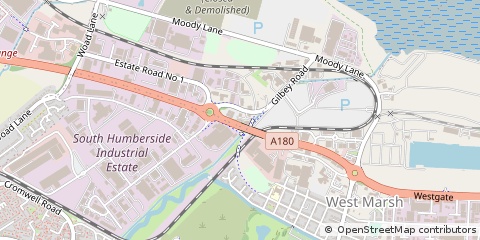 Map of Estate Grimsby, North East Lincolnshire