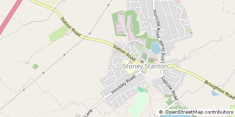 Map of Leicester, Leicestershire