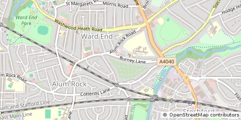 Map of Birmingham