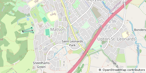 Map of Gloucester, Gloucestershire