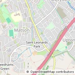Map of Gloucester, Gloucestershire