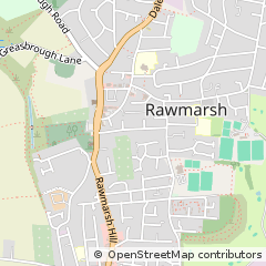 Map of Rotherham, South Yorkshire