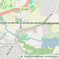 Map of Woodbridge, Suffolk