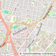 Map of Leeds, West Yorkshire