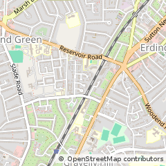 Map of Birmingham, East Sussex