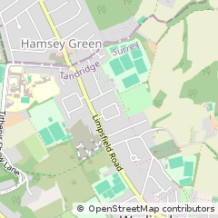 Map of Warlingham, Surrey