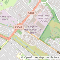 Map of Bournemouth, Dorset