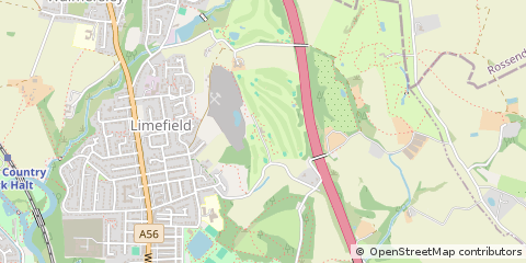 Map of Bury, Greater Manchester