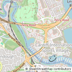 Map of Cardiff