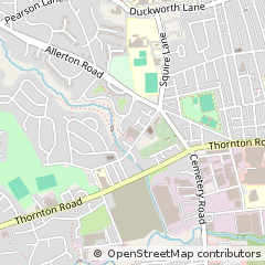 Map of Bull Royd Lane, Bradford