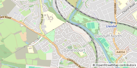 Map of Cardiff