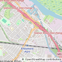 Map of Ellesmere Port, Cheshire