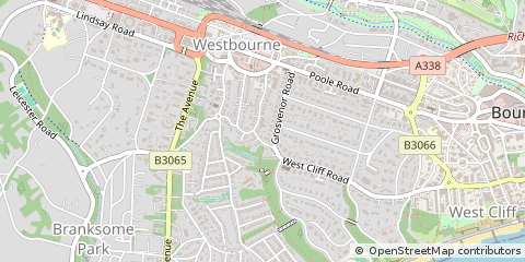 Map of Bournemouth