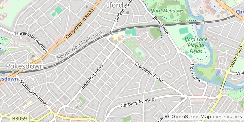 Map of Bournemouth