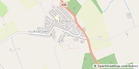 Map of Peterhead, Aberdeenshire