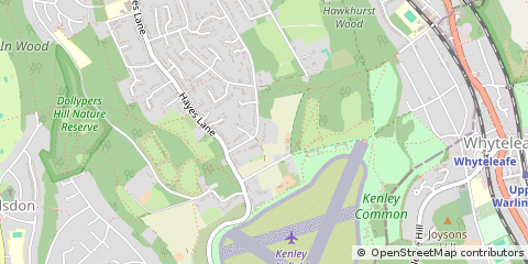 Map of Surrey