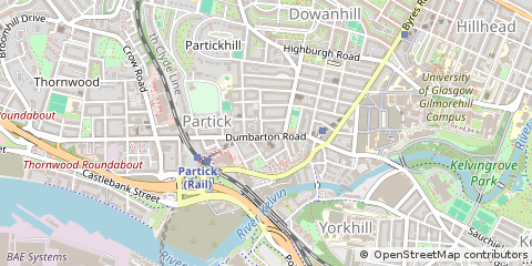 Map of Glasgow