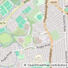 Map of Nottingham, Nottinghamshire