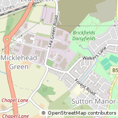Map of ST. Helens, Merseyside