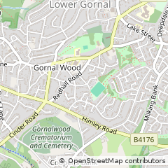 Map of Dudley