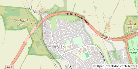 Map of Brighton, East Sussex