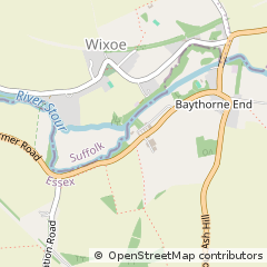 Map of Halstead, Essex