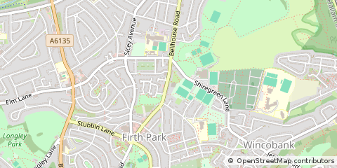 Map of Sheffield