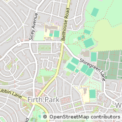 Map of Sheffield