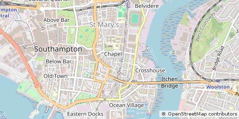 Map of Southampton