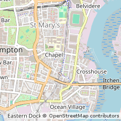Map of Southampton