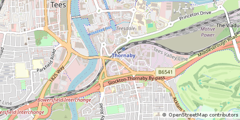 Map of Stockton-on-Tees