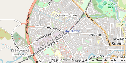 Map of Stonehaven