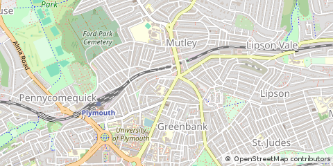 Map of Plymouth