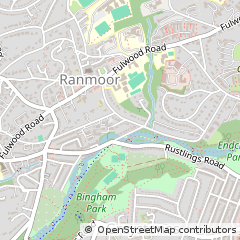 Map of Ranmoor, Sheffield
