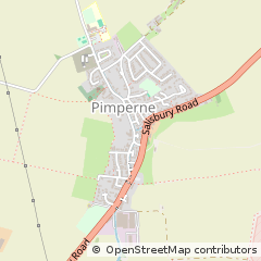 Map of Blandford Forum, Dorset