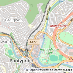 Map of MID Glamorgan