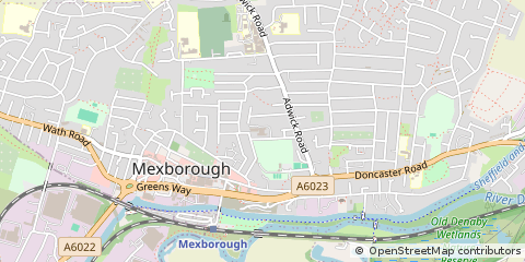 Map of Mexborough