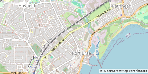 Map of Kirkcaldy
