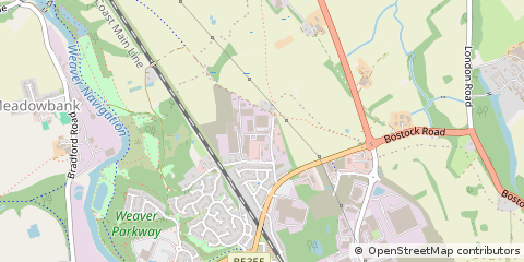 Map of Winsford