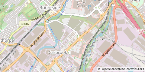 Map of Sheffield