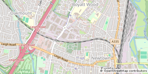 Map of Eastleigh