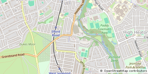 Map of Newcastle Upon Tyne