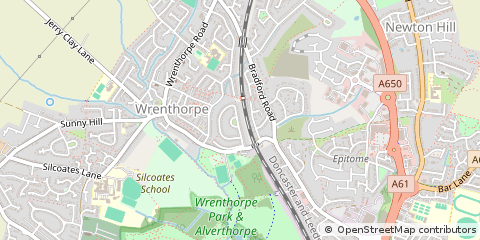 Map of Wakefield