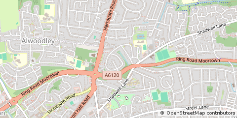 Map of Leeds