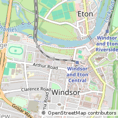 Map of Windsor, Berkshire
