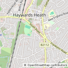 Map of Haywards Heath, West Sussex