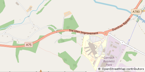 Map of Dumfries