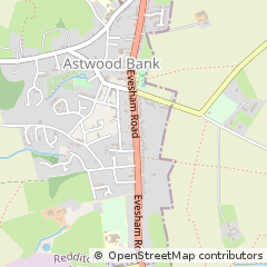 Map of Redditch, Worcestershire